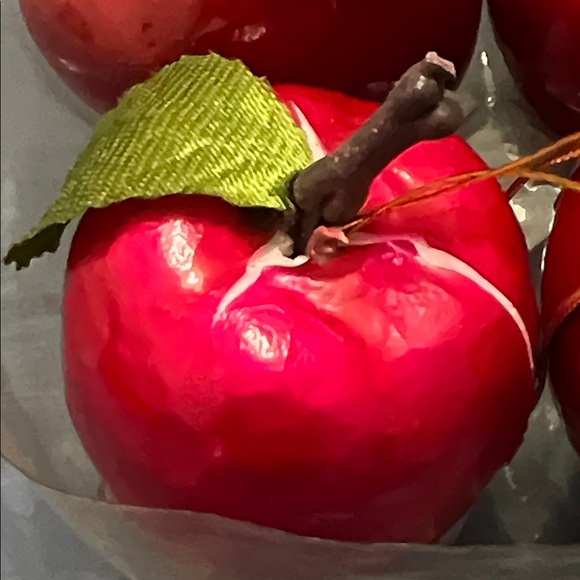 Vintage Red Apple Christmas Ornaments (Lot of 30) - Picture 6 of 7